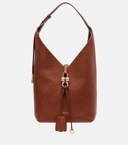 Origami Medium leather shoulder bag - Ferragamo - Modalova