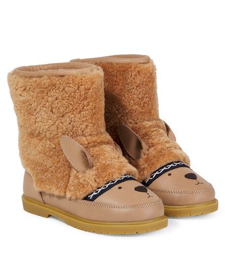 Botas Wadou de piel y borrego - Donsje - Modalova