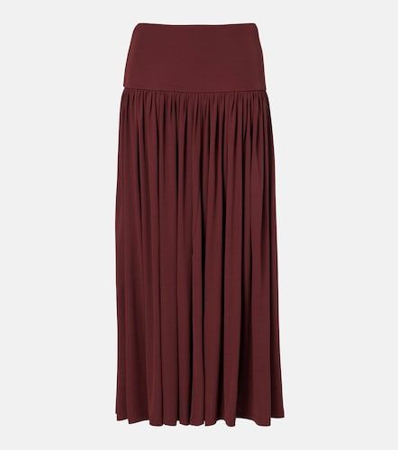 Aya Muse Gathered jersey maxi skirt - Aya Muse - Modalova