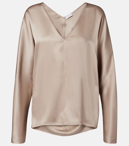 Brunello Cucinelli Blusa in seta - Brunello Cucinelli - Modalova