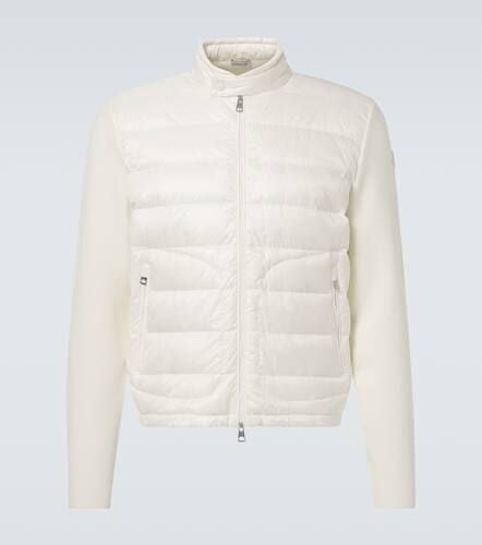 Down-paneled virgin wool jacket - Moncler - Modalova