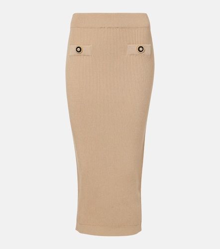 Balmain Ribbed-knit pencil skirt - Balmain - Modalova