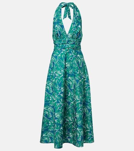 Abito midi in cotone con stampa - Max Mara - Modalova