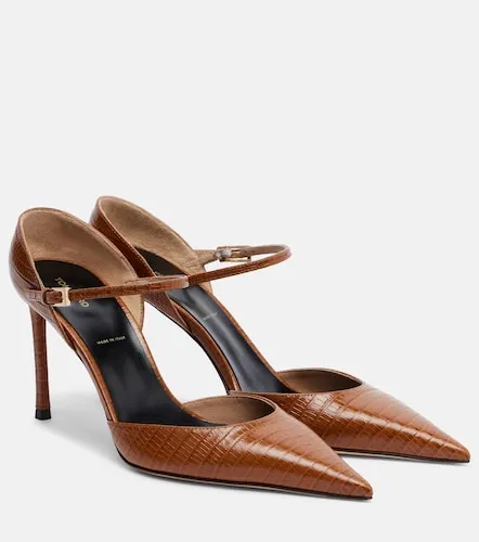 Vertigo snake-effect leather pumps - Tom Ford - Modalova