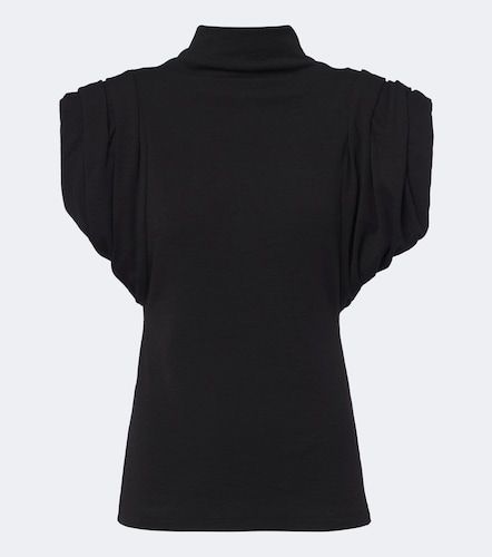 Mugler High-neck wool-blend top - Mugler - Modalova