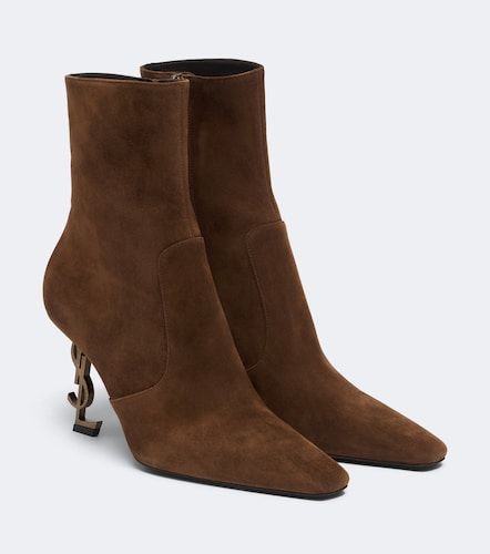 Saint Laurent Botines Opyum de ante - Saint Laurent - Modalova
