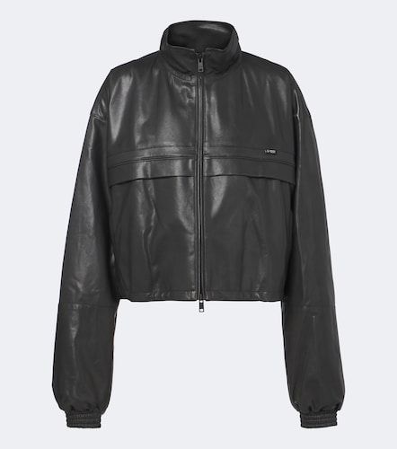 Prada Cropped leather jacket - Prada - Modalova