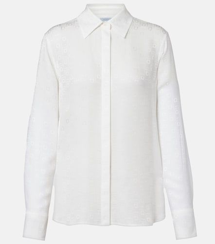Camicia Gancini in crêpe di seta - Ferragamo - Modalova