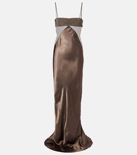 Robe Combo aus Satin mit Seide - Rick Owens - Modalova