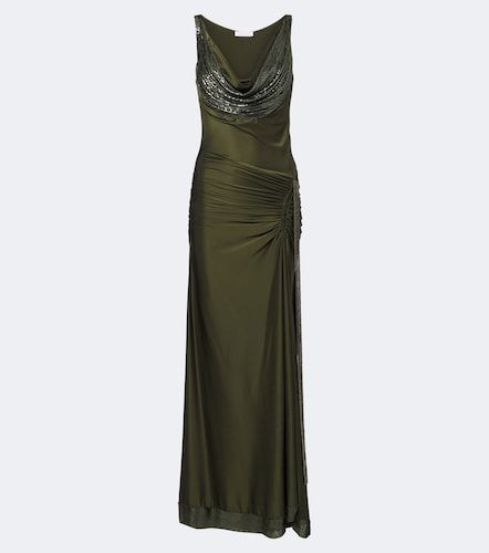 Rabanne Chainmail satin gown - Rabanne - Modalova