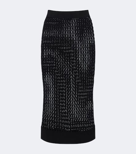 Pointelle pencil skirt - Saint Laurent - Modalova