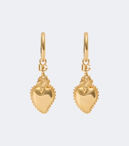 Orecchini a cerchio Sacro Cuore DG - Dolce&Gabbana - Modalova