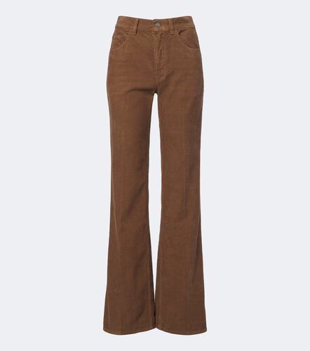 Schlaghose 70s aus Baumwoll-Cord - Saint Laurent - Modalova