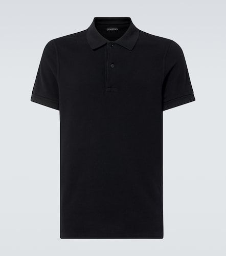 Polo de algodón de manga corta - Tom Ford - Modalova