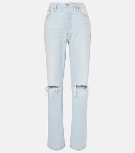 Loose high-rise straight jeans - Re/Done - Modalova