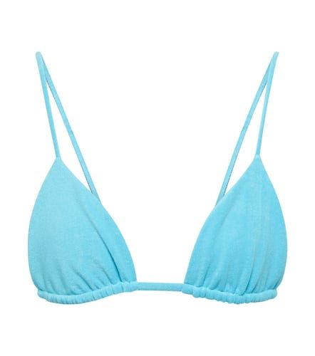Via terry triangle bikini top - Jade Swim - Modalova