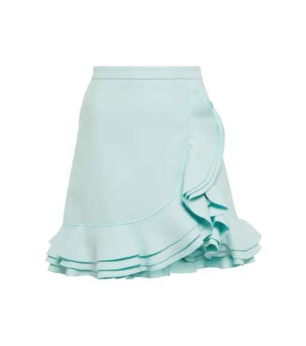 Ruffle-trimmed crÃªpe miniskirt - Giambattista Valli - Modalova