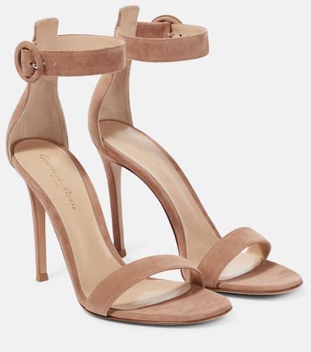 Portofino suede sandals - Gianvito Rossi - Modalova