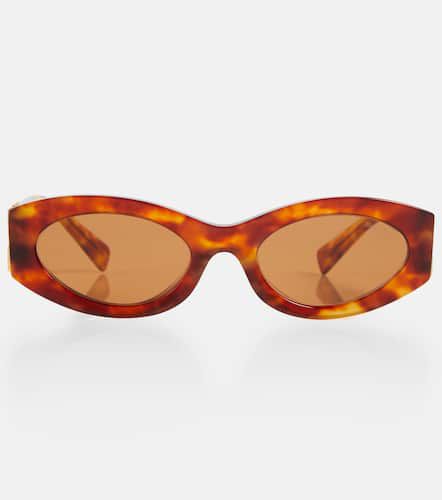 Miu Miu Glimpse oval sunglasses - Miu Miu - Modalova