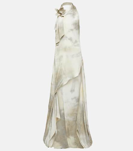 Floral-appliquÃ© asymmetric gown - Coperni - Modalova