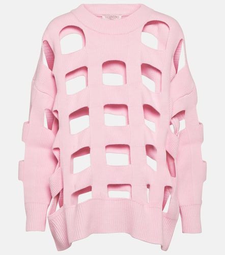 Valentino Cutout wool sweater - Valentino - Modalova