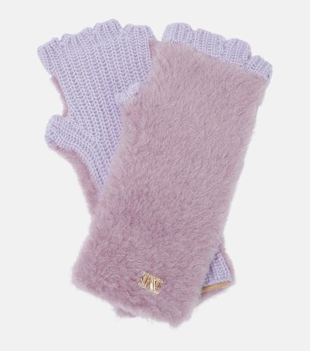 Manny teddy fingerless gloves - Max Mara - Modalova