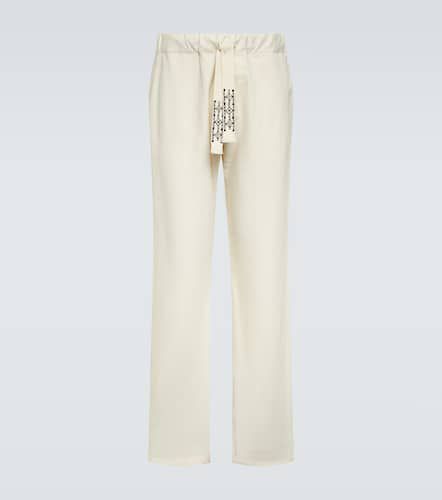 Akasha cotton-blend straight pants - Alanui - Modalova