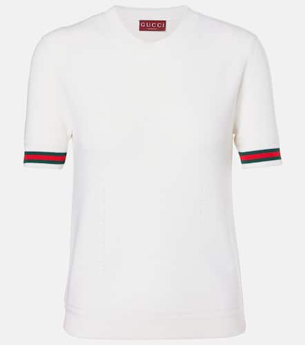 Gucci Web Stripe wool top - Gucci - Modalova