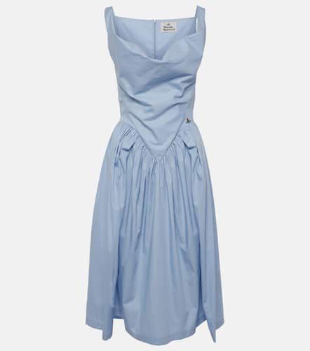 Sunday gathered cotton midi dress - Vivienne Westwood - Modalova