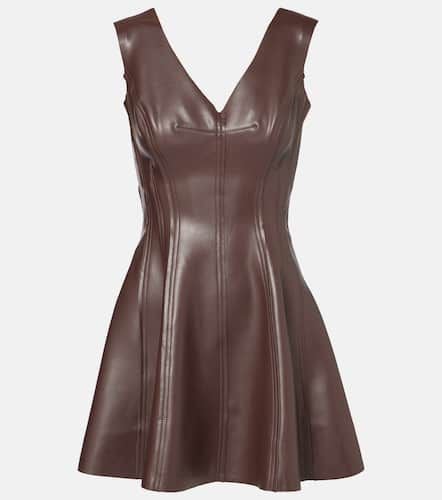 Norma Kamali Faux leather minidress - Norma Kamali - Modalova