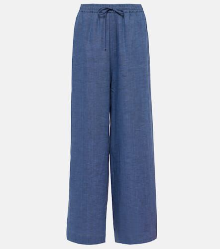 Graysen linen wide-leg pants - Loro Piana - Modalova