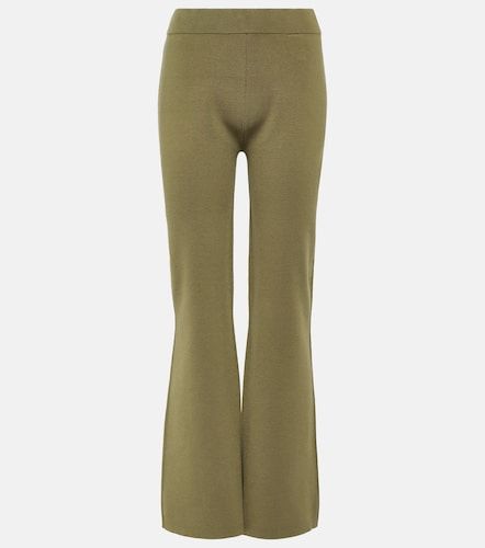Pantaloni flared in misto seta stretch - Joseph - Modalova