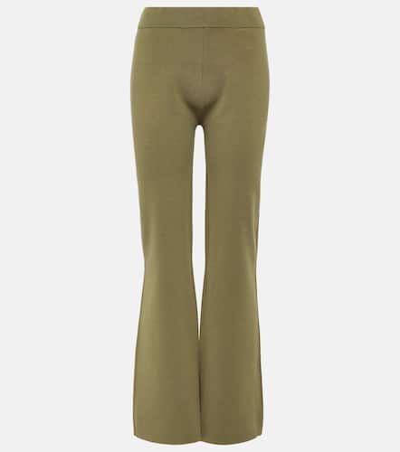 Stretch silk-blend flared pants - Joseph - Modalova