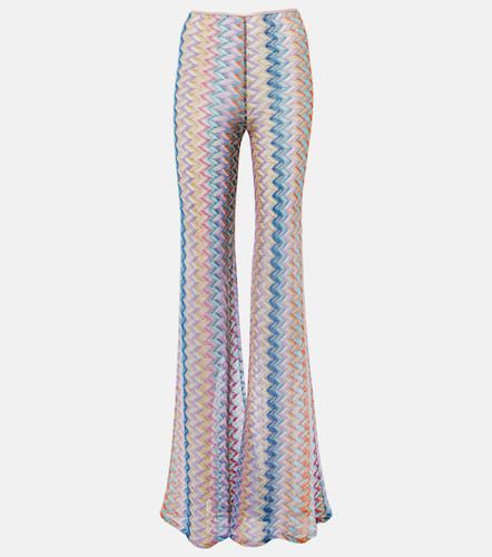 Missoni Zigzag flared lamÃ© pants - Missoni - Modalova