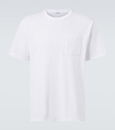 Camiseta de jersey de algodón con anagrama - Loewe - Modalova