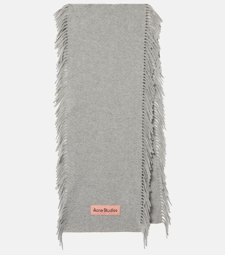 Acne Studios Fringed wool scarf - Acne Studios - Modalova