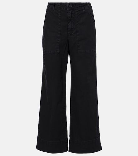 Pantaloni a gamba larga in canvas - Velvet - Modalova