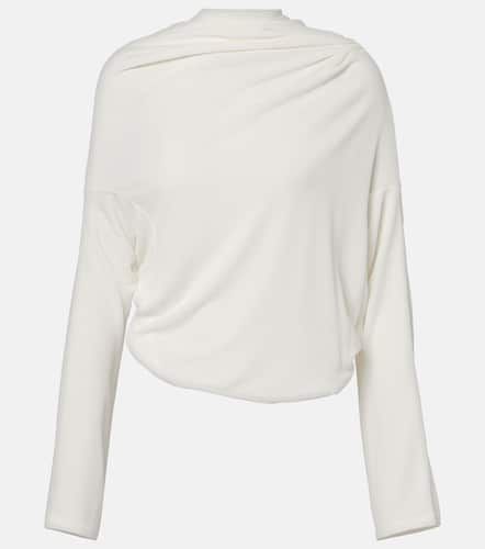 CroisiÃ¨re draped open-back crÃªpe jersey top - Jacquemus - Modalova