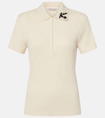 Moncler Polo in misto cotone - Moncler - Modalova