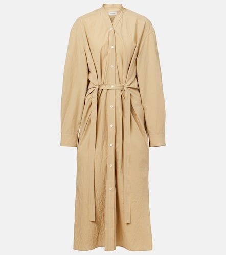 Vestido camisero de algodón con cinturón - Lemaire - Modalova