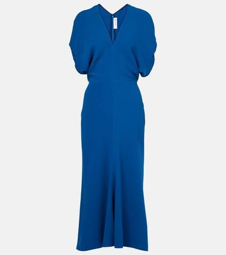 CrÃªpe satin midi dress - Victoria Beckham - Modalova