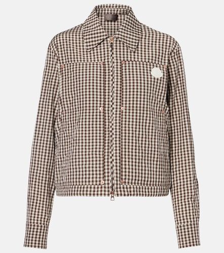 Moncler Checked cotton-blend jacket - Moncler - Modalova