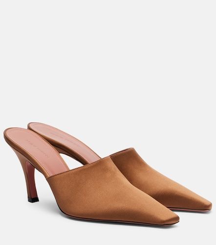 Amina Muaddi Jamie leather mules - Amina Muaddi - Modalova