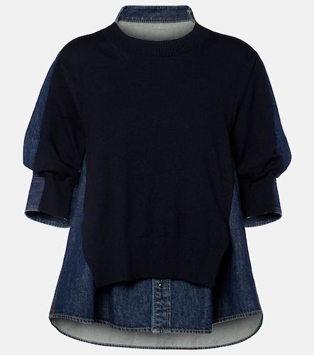 Pullover aus einem Baumwollgemisch - Sacai - Modalova