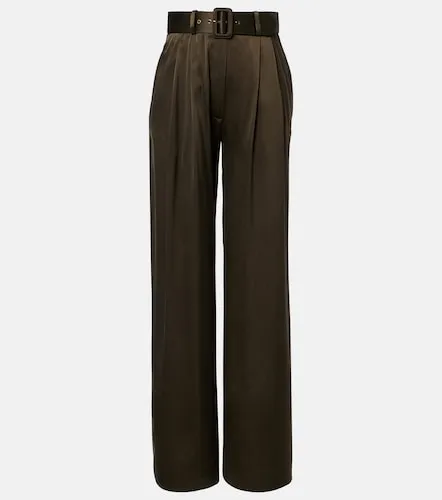 Belted silk wide-leg pants - Zimmermann - Modalova