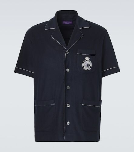 Camicia in cotone e seta con ricamo - Ralph Lauren Purple Label - Modalova