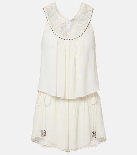 Nilany beaded silk romper - Isabel Marant - Modalova