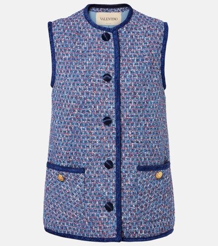 Valentino Chaleco de tweed - Valentino - Modalova