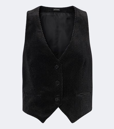 Tom Ford Weste aus Baumwollsamt - Tom Ford - Modalova