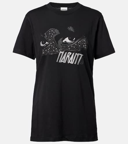 T-shirt Zoeline imprimé en coton - Marant Etoile - Modalova